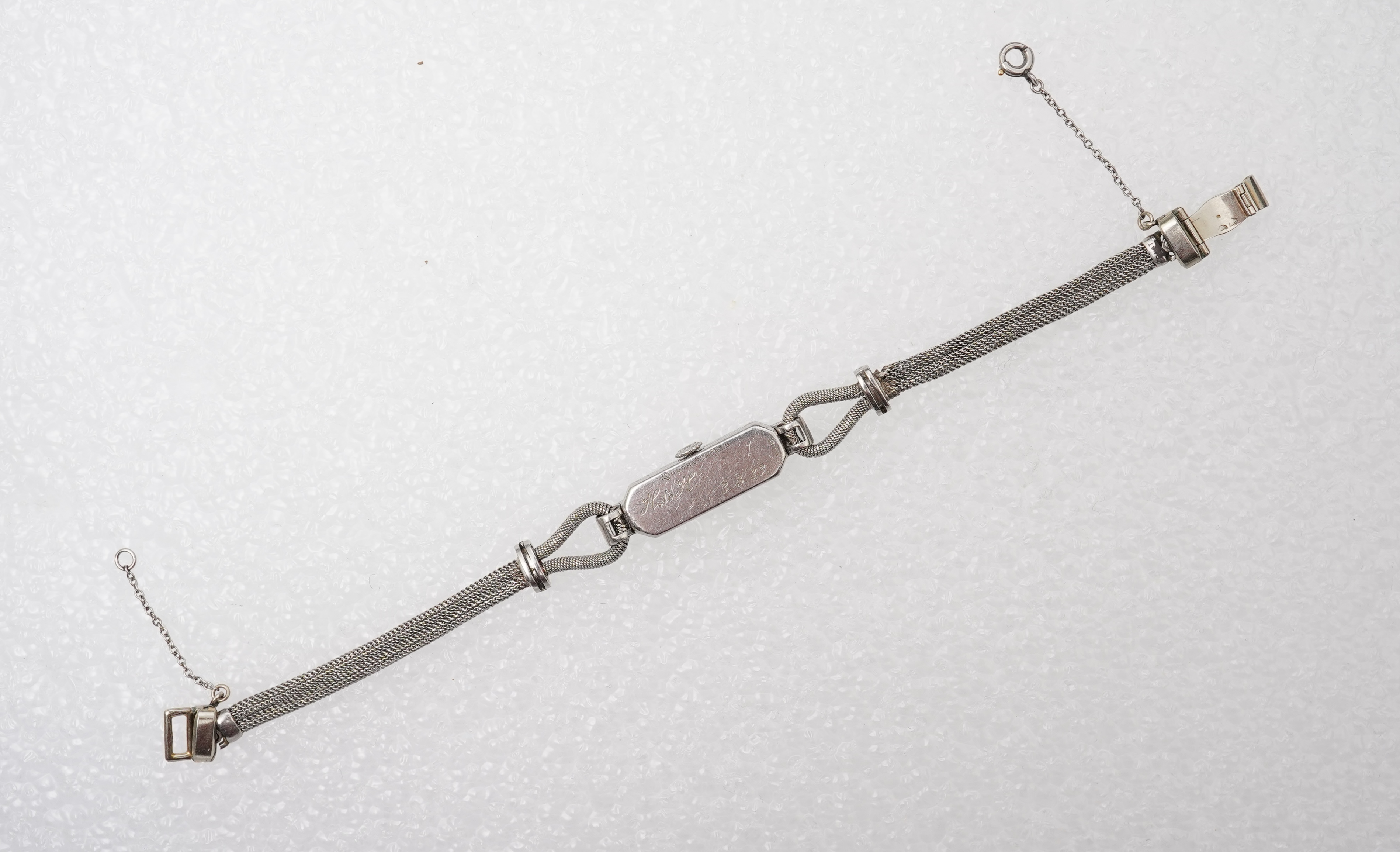 Boucheron, a lady's Art Deco diamond watch, France, circa 1933